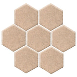 Clay Arabesque 6" Hexagon - Avente Tile