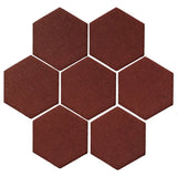 Clay Arabesque 6" Hexagon - Avente Tile