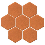 Clay Arabesque 6" Hexagon - Avente Tile