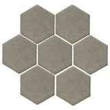 Clay Arabesque 6" Hexagon - Avente Tile