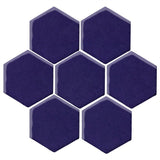 Clay Arabesque 6" Hexagon - Avente Tile
