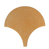 Clay Arabesque 8" Conche or Fish Scale Tile - Avente Tile
