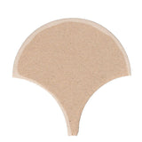 Clay Arabesque 8" Conche or Fish Scale Tile - Avente Tile