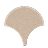 Clay Arabesque 8" Conche or Fish Scale Tile - Avente Tile