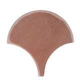 Clay Arabesque 8" Conche or Fish Scale Tile - Avente Tile