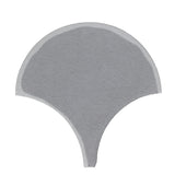 Clay Arabesque 8" Conche or Fish Scale Tile - Avente Tile