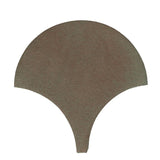 Clay Arabesque 8" Conche or Fish Scale Tile - Avente Tile