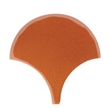 Clay Arabesque 8" Conche or Fish Scale Tile - Avente Tile