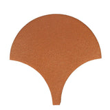 Clay Arabesque 8" Conche or Fish Scale Tile - Avente Tile