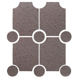 Clay Arabesque Alcazaba Tile 7" x 9" - Avente Tile