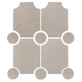 Clay Arabesque Alcazaba Tile 7" x 9" - Avente Tile