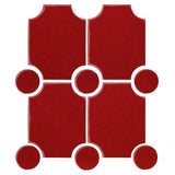 Clay Arabesque Alcazaba Tile 7" x 9" - Avente Tile