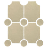 Clay Arabesque Alcazaba Tile 7" x 9" - Avente Tile