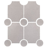 Clay Arabesque Alcazaba Tile 7" x 9" - Avente Tile
