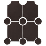 Clay Arabesque Alcazaba Tile 7" x 9" - Avente Tile