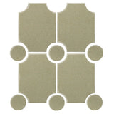 Clay Arabesque Alcazaba Tile 7" x 9" - Avente Tile