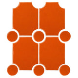 Clay Arabesque Alcazaba Tile 7" x 9" - Avente Tile