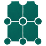 Clay Arabesque Alcazaba Tile 7" x 9" - Avente Tile