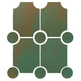 Clay Arabesque Alcazaba Tile 7" x 9" - Avente Tile