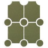 Clay Arabesque Alcazaba Tile 7" x 9" - Avente Tile