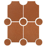 Clay Arabesque Alcazaba Tile 7" x 9" - Avente Tile