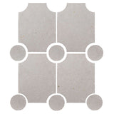 Clay Arabesque Alcazaba Tile 7" x 9" - Avente Tile