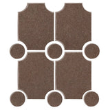 Clay Arabesque Alcazaba Tile 7" x 9" - Avente Tile