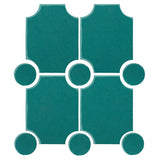 Clay Arabesque Alcazaba Tile 7" x 9" - Avente Tile