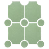 Clay Arabesque Alcazaba Tile 7" x 9" - Avente Tile