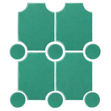 Clay Arabesque Alcazaba Tile 7" x 9" - Avente Tile