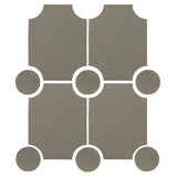 Clay Arabesque Alcazaba Tile 7" x 9" - Avente Tile
