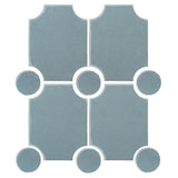Clay Arabesque Alcazaba Tile 7" x 9" - Avente Tile