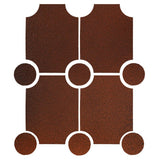 Clay Arabesque Alcazaba Tile 7" x 9" - Avente Tile