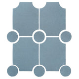Clay Arabesque Alcazaba Tile 7" x 9" - Avente Tile