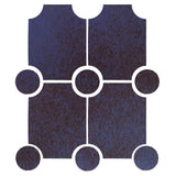 Clay Arabesque Alcazaba Tile 7" x 9" - Avente Tile