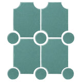 Clay Arabesque Alcazaba Tile 7" x 9" - Avente Tile