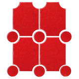 Clay Arabesque Alcazaba Tile 7" x 9" - Avente Tile