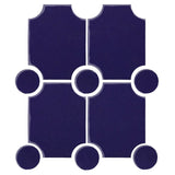 Clay Arabesque Alcazaba Tile 7" x 9" - Avente Tile