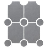 Clay Arabesque Alcazaba Tile 7" x 9" - Avente Tile