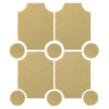 Clay Arabesque Alcazaba Tile 7" x 9" - Avente Tile