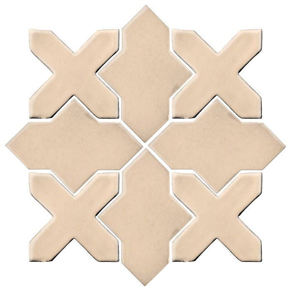 Clay Arabesque Alcazar Tile - Avente Tile