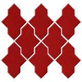 Clay Arabesque Castille Tile - Avente Tile