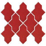 Clay Arabesque Castille Tile - Avente Tile
