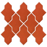 Clay Arabesque Castille Tile - Avente Tile