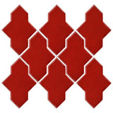 Clay Arabesque Castille Tile - Avente Tile