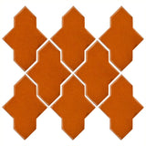 Clay Arabesque Castille Tile - Avente Tile