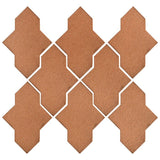 Clay Arabesque Castille Tile - Avente Tile