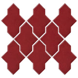 Clay Arabesque Castille Tile - Avente Tile