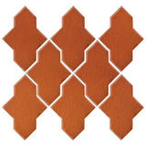 Clay Arabesque Castille Tile - Avente Tile