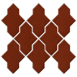 Clay Arabesque Castille Tile - Avente Tile